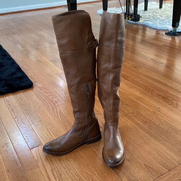 Frye Shirley Over the Knee brown knee boots, size 6.5 - Picture 3 of 6